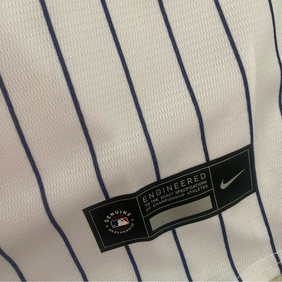 Nike New York Yankees White/Navy Home Player Jersey - Picture 6 of 10